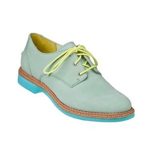 Sperry Mint Green Oxford Shoes 6.5